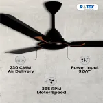  Rotex Desire Energy-Saver BLDC ceiling Fan