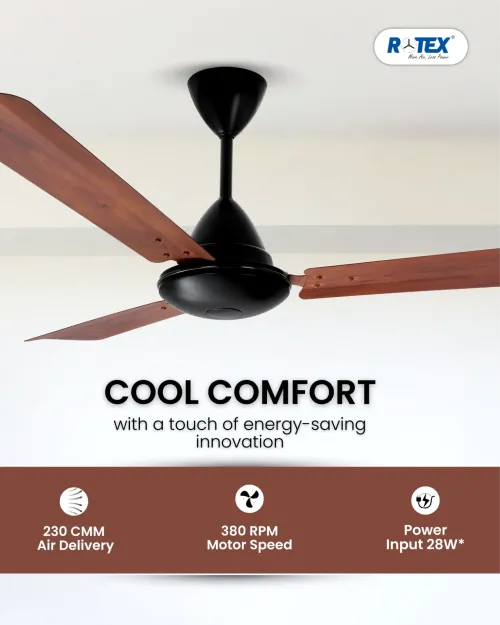 Rotex Eco wooden Series BLDC ceiling Fan